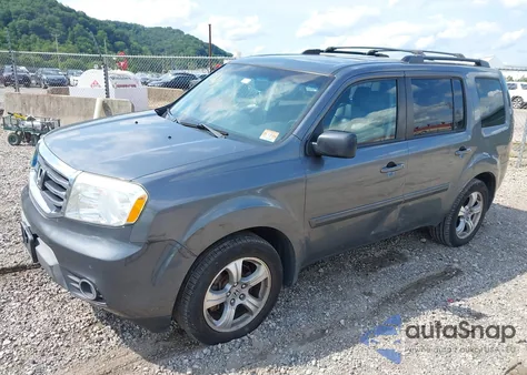 2012 Honda Pilot Ex-L из США, поврежденный, VIN 5FNYF4H51CB024029